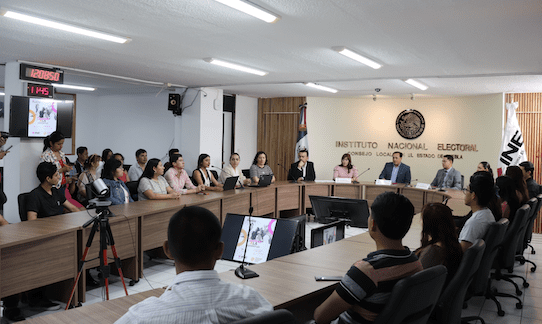 INE en Puebla y Red Mundial de Jóvenes Políticos estrechan colaboración para impulsar la participación ciudadana